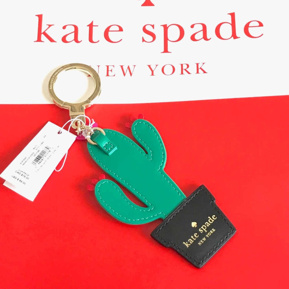 Kate Spade Scenic Route Cactus Bag Charm - SOLD - Picture 2 of 4